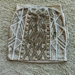 Needle and Thread sequined and embellished mini skirt. Size 6